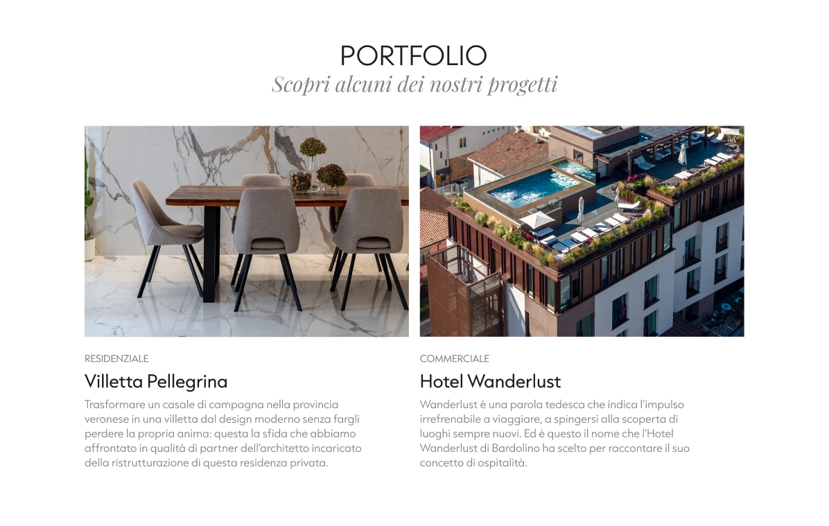 portfolio sito web ottoboni