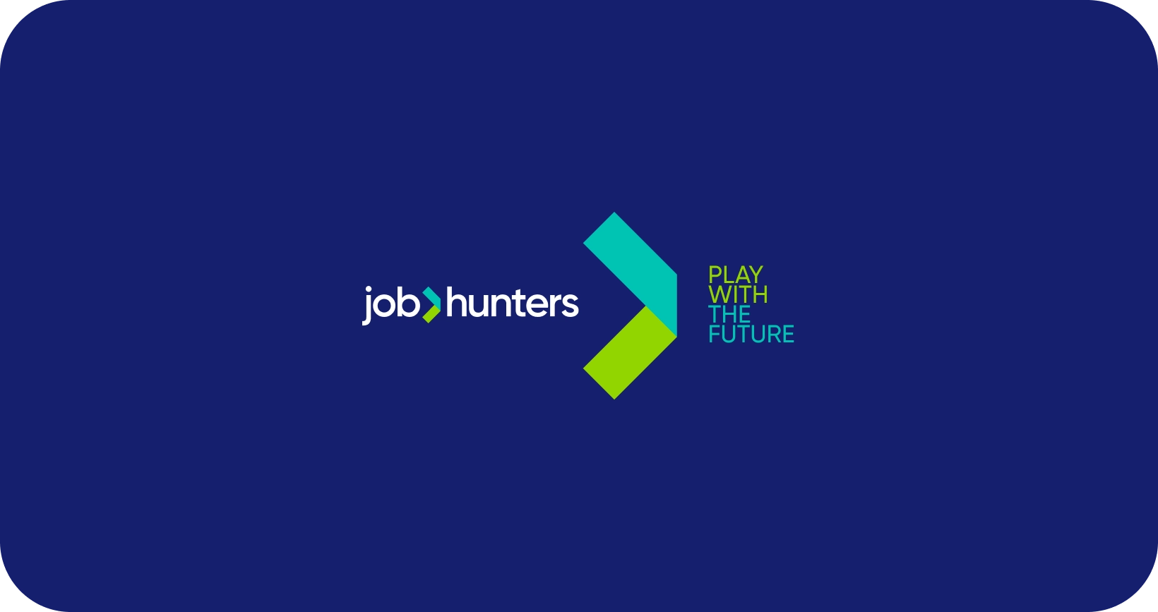 Panoramica case study Jobhunters: logo, palette, brochure e sistema di brand identity